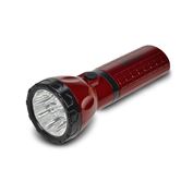 Solight Rechargeable LED torch, 9 x LED, Pb 800mAh, red / black, plug-in