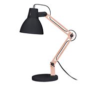 Solight table lamp Falun, E27, black