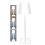 Solight LED nabíjecí lampička Lucca, 120lm, změna CCT, stmívání, bílá