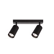 Solight GU10 bodové osvětlení Enzo, 2x GU10, 26cm, černá