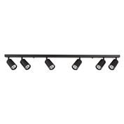 Solight GU10 bodové osvětlení Enzo, 6x GU10, 119cm, černá