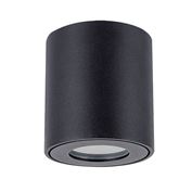 Solight GU10 bodové osvětlení Eira, válec, IP54, 80*90, černá