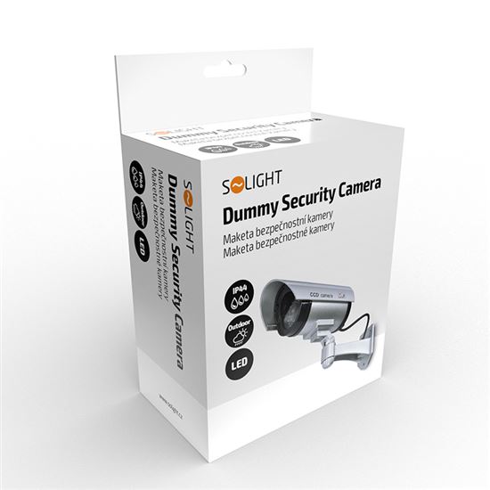 Solight Security camera mockup, wall mounted, LED, 2 x AA