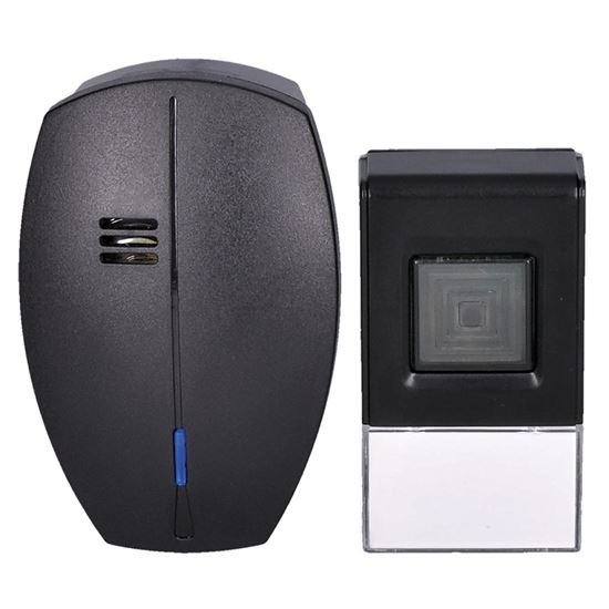 Solight Wireless doorbell, plug-in, 120m, learning code, black