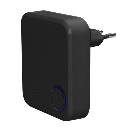 Solight Wireless doorbell, plug-in, 200m, learning code, black
