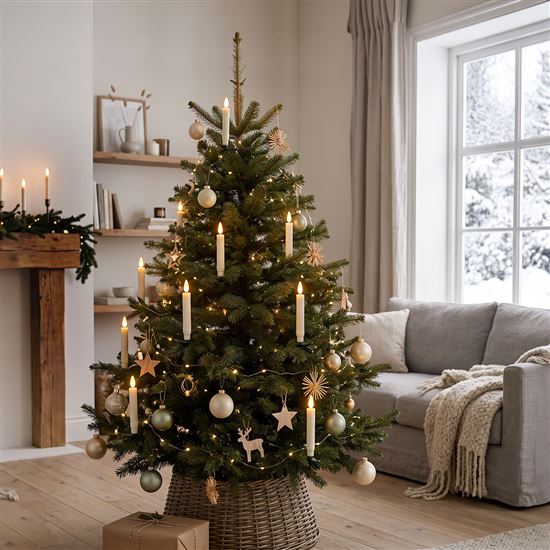 Solight set of LED candles for Christmas tree, 10x candle, remote control, timer, 1xAAA
