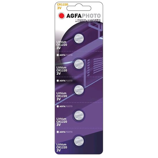 AgfaPhoto  button lithium battery CR1220, blister 5pcs