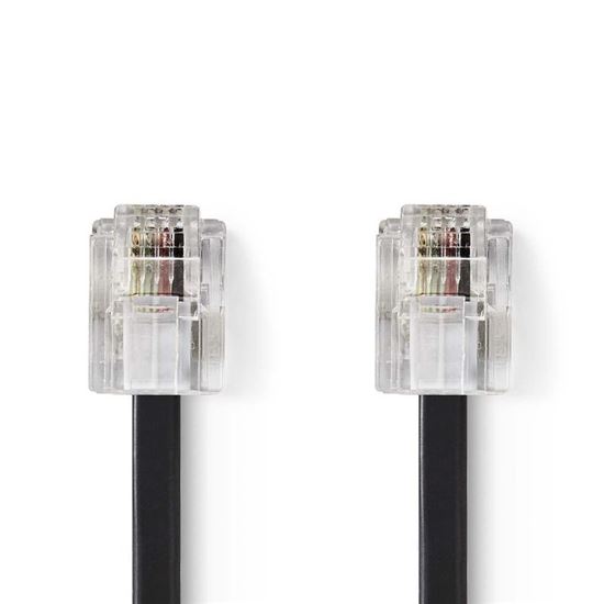 Bandridge VL telecom prodlužovací kabel, černá, 5m, TCGP90200BK50