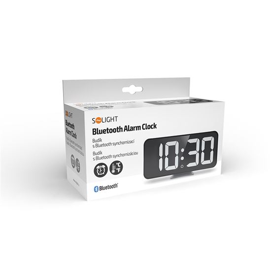 Solight budík s bluetooth synchronizací
