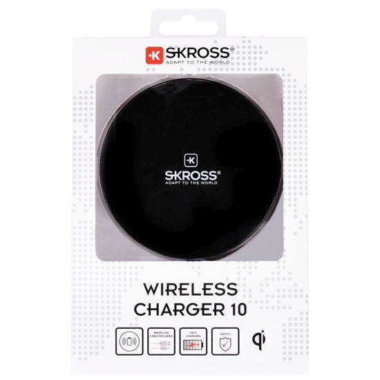 SKROSS bezdrátový nabíjecí adaptér Wireless Charger 10, Qi 10W