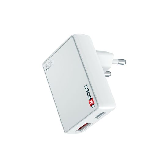 SKROSS USB A+C nabíječka Slim charger 30W EU, typ C