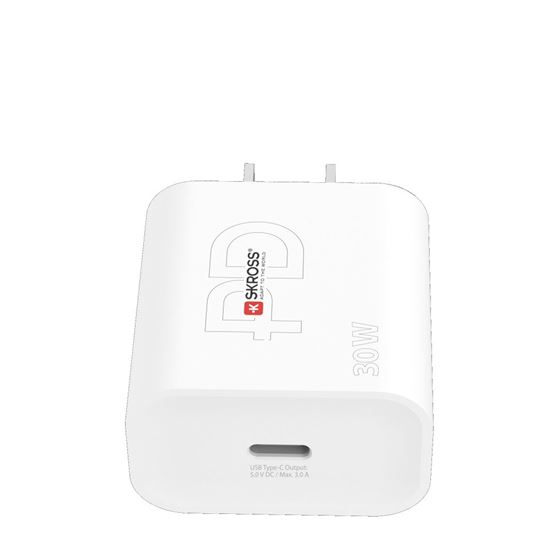 SKROSS USB-C nabíjecí adaptér Power charger 30W US, Power Delivery, typ A