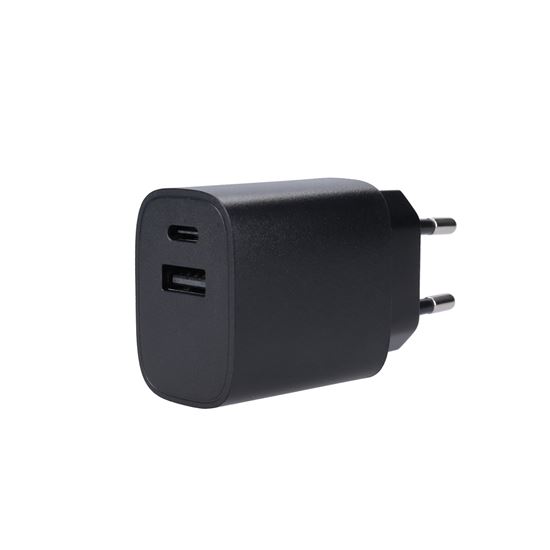 Solight 20W USB-A + USB-C Fast Charger