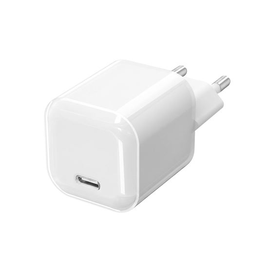 Solight 33W GaN fast charge USB-C adaptér, bílý