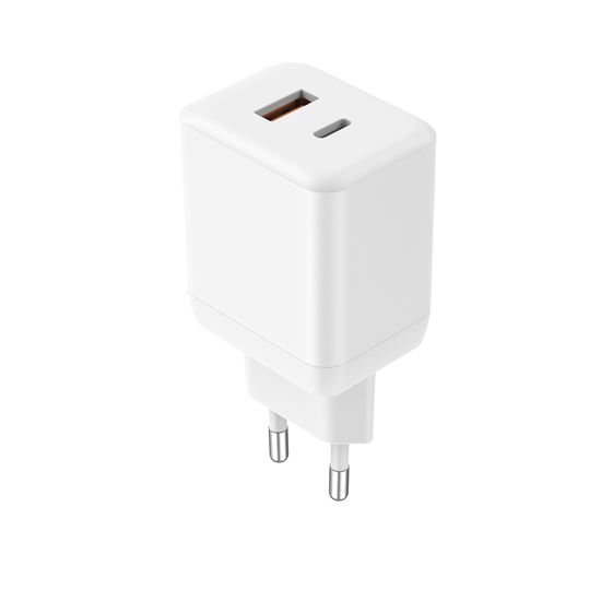 Solight 45W GaN fast charge USB-A + USB-C adaptér