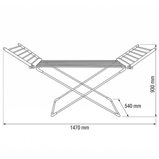 Solight electric clothes drying rack 230W