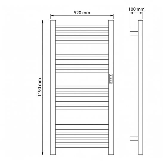 Solight electric towel warmer 200W