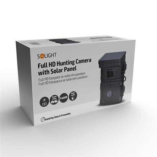 Solight full HD fotopast se solárním panelem