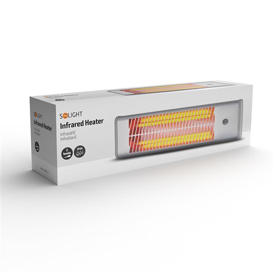 Solight infrazářič - topný výkon 1200 W, 2 nastavitelné úrovně vytápění