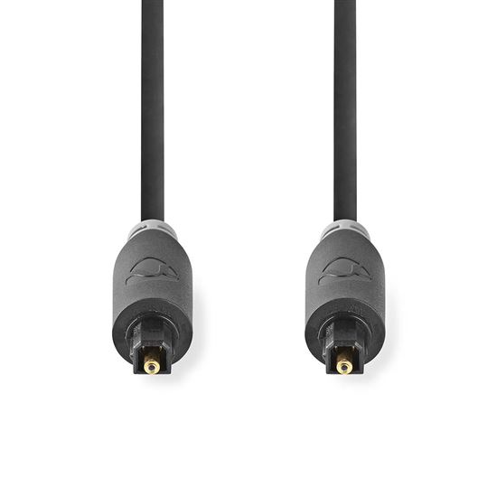 Nedis optický audio kabel, Toslink konektor - Toslink konektor, 1m