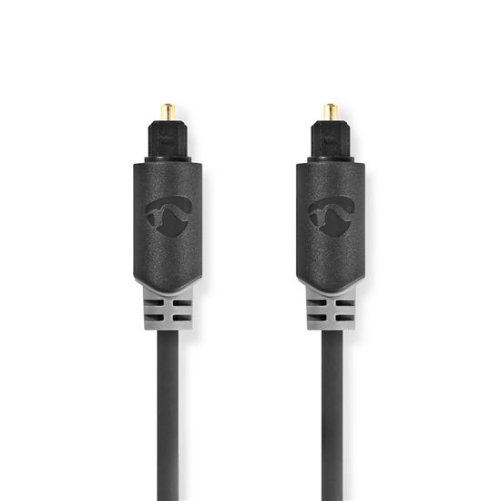 Nedis Optical audio cable, Toslink, plug, Toslink, plug, 2m