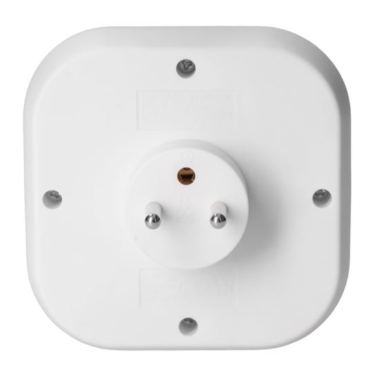 Solight adaptor 3x 16A, USB A+C fast charger 20W PD, white