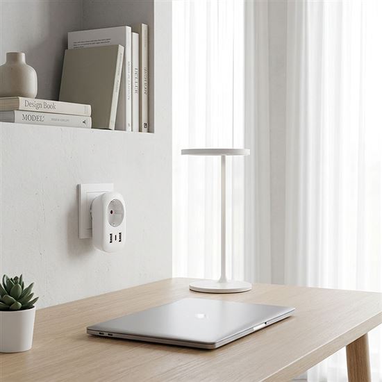 Solight cestovní adaptér s USB A+C 20W PD do Spojených států, typ B