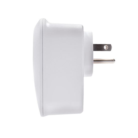 Solight travel adapter with USB A+C 20W PD to the United States, type B