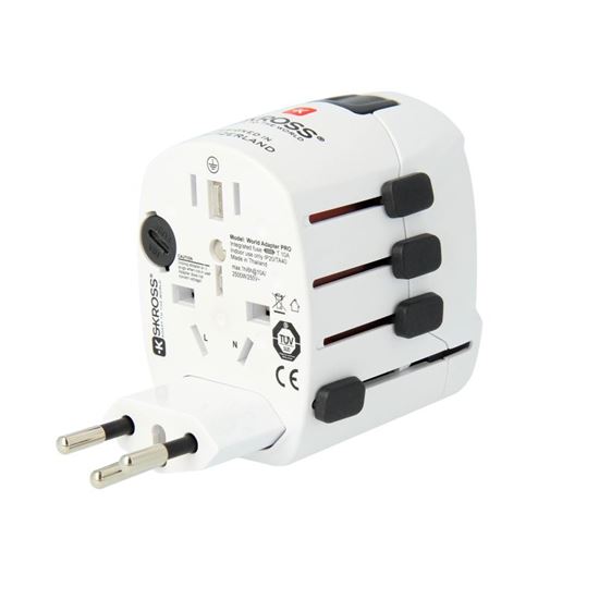 SKROSS Travel adapter universal, earthed