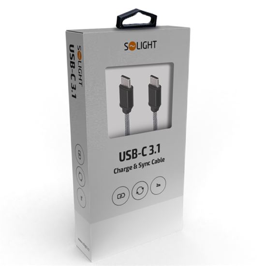 Solight USB-C 3.1 cable, 2m