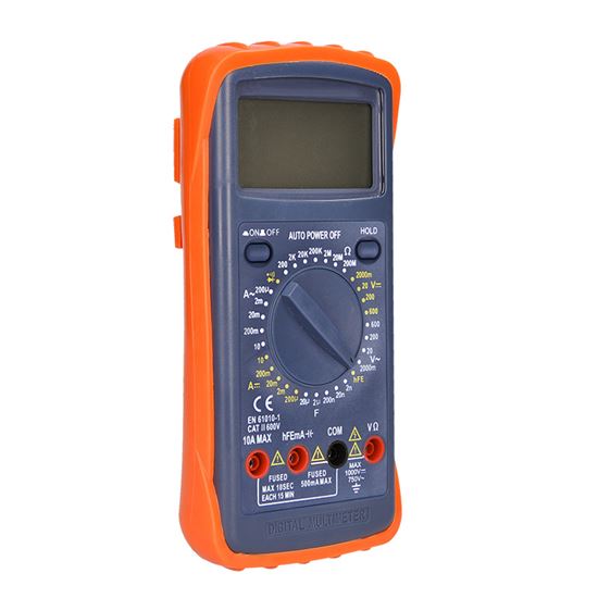 Solight multimetr, max. AC 600V/10A, max. DC 600V/10A, test diody, bzučák, hFE, kapacita, odpor