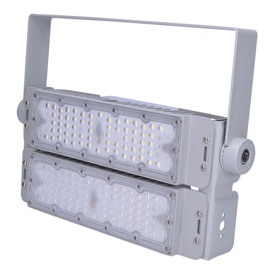 Solight LED venkovní reflektor Pro+2, 100W, 13000lm, 5000K, IP65, šedá