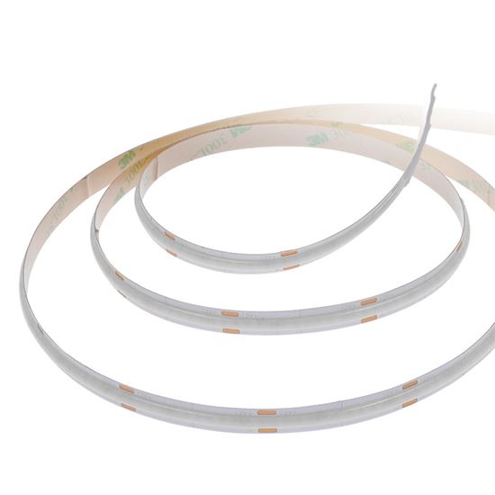 Solight LED COB pásek, 5m, 7W/m, 500lm/m,  studená bílá, USB napájení, vypínač, 8mm