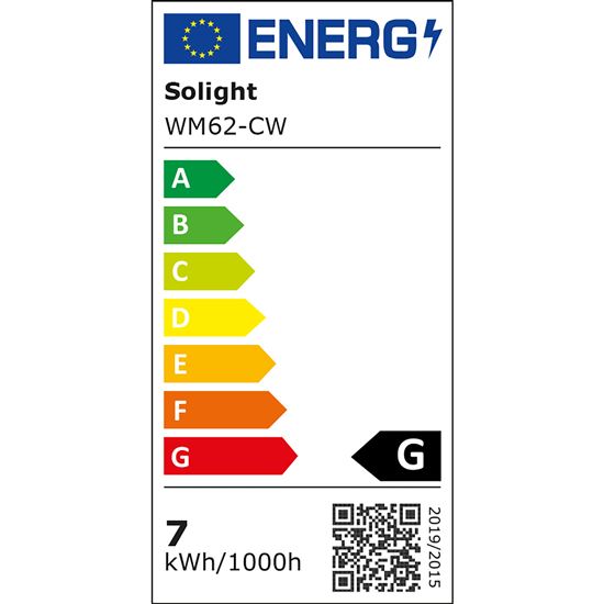 Solight LED COB pásek, 5m, 7W/m, 500lm/m,  studená bílá, USB napájení, vypínač, 8mm