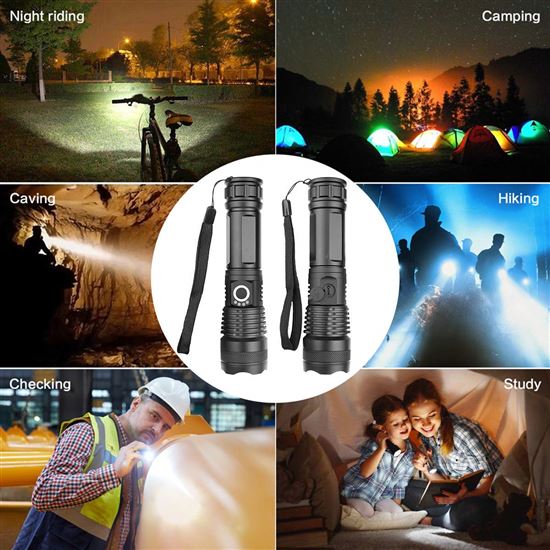 Solight nabíjecí LED svítilna, 1000lm,  fokus, 2800mAh Li-Ion, USB, dárkové balení