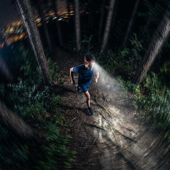 Solight LED head rechargeable flashlight, 250lm, warm+cool light, Li-Ion
