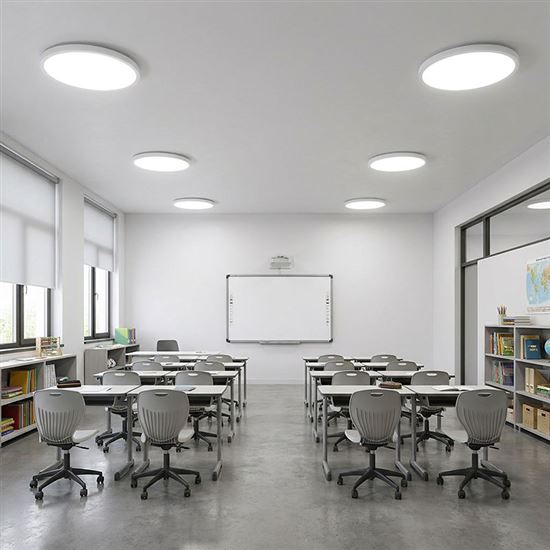 Solight Round LED ceiling lighting, 48W, 4800lm, 3CCT, UGR<19, 60cm, 3 years warranty, white color
