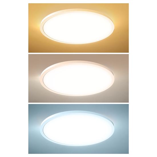 Solight Round LED ceiling lighting, 48W, 4800lm, 3CCT, UGR<19, 60cm, 3 years warranty, white color