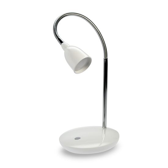 Solight LED table lamp, 2.5W, 3000K, stand, white color