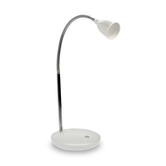 Solight LED table lamp, 2.5W, 3000K, stand, white color