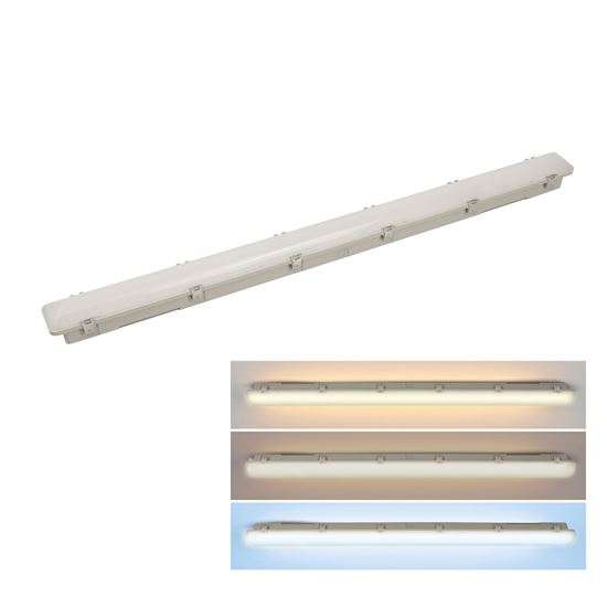 Solight LED lighting dustproof, IP65, 40W, 4800lm, 3CCT - selectable color temperature, 120cm, Lifud