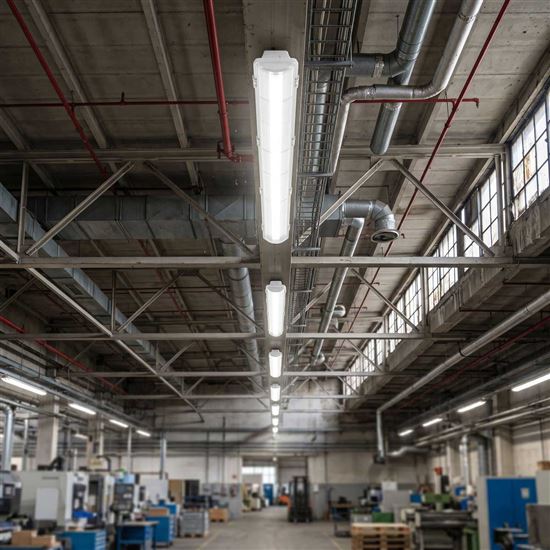 Solight LED lighting dustproof, IP65, 40W, 4800lm, 3CCT - selectable color temperature, 120cm, Lifud
