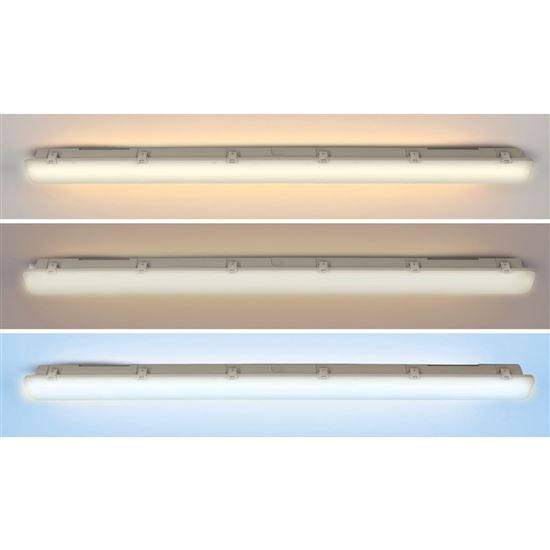 Solight LED lighting dustproof, IP65, 40W, 4800lm, 3CCT - selectable color temperature, 120cm, Lifud