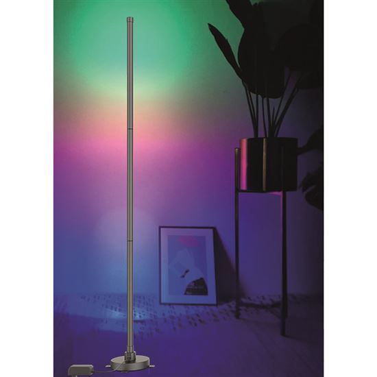 Solight LED smart stojací lampa Rainbow, wifi, RGB, CCT, 140cm