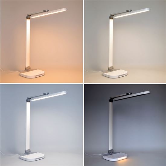 Solight LED stmívatelná lampička s nočním světélkem, 10W, 700lm, změna chromatičnosti