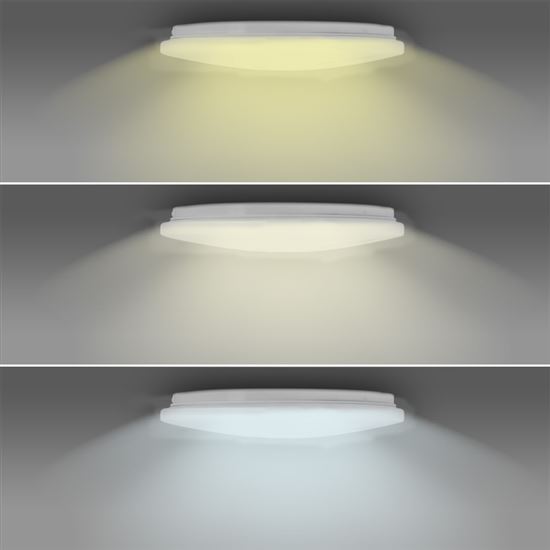 Solight LED SMART WIFI stropní světlo, 28W, 1960lm, 3000-6000K, kulaté, 38cm