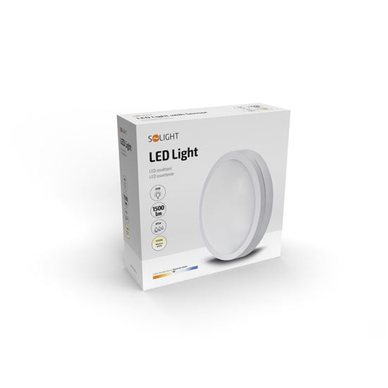 Solight Siena LED outdoor light, white, 20W, 1500lm, 4000K, IP54, 23cm