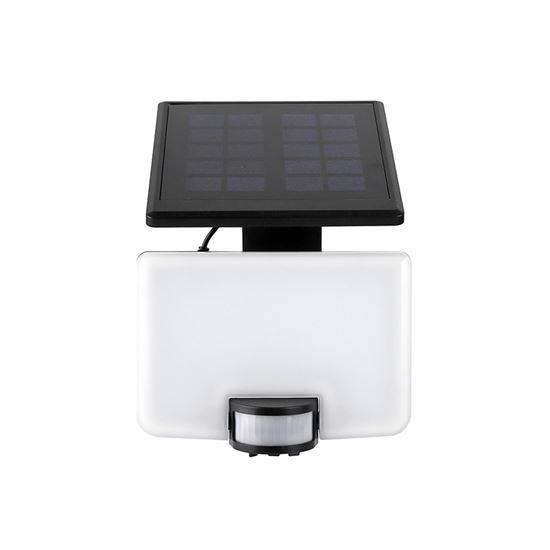 Solight LED solární osvětlení se senzorem, 11W, 1200lm, Li-on, černá