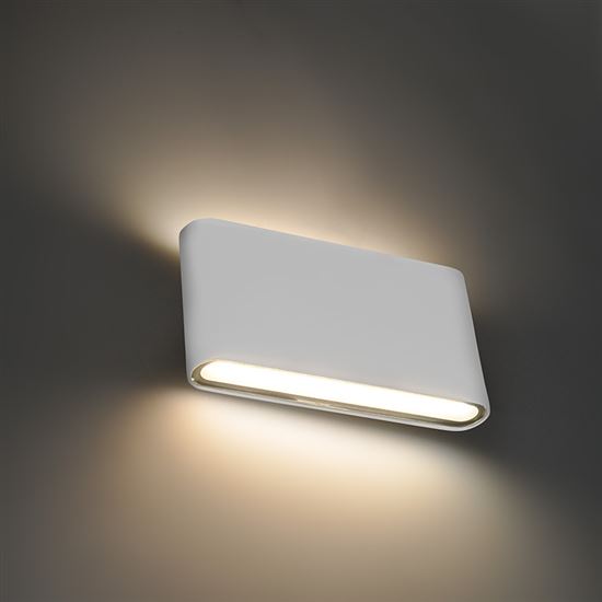 Solight LED outdoor wall lighting Modena, 12W, 680lm, 120°, white