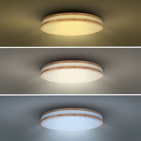Solight LED lighting Woody, 25W, 1350lm, 29cm, 3CCT